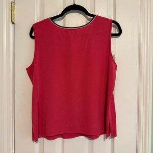Elegant deep pink Ming wang  Sleeveless Top
